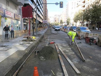 La Paeria inicia els treballs de pavimentació de la calçada de l’Avinguda Catalunya, Avinguda de Madrid i Plaça Espanya.