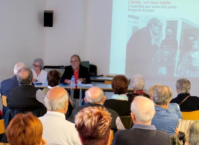 Xavier Rodamilans ha parlat d’aquest nou repte en què el col·lectiu de persones grans sigui més visible i es creï una xarxa intergeneracional.