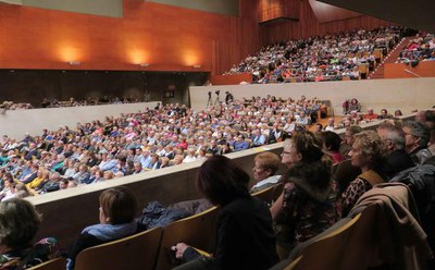 El públic ha respost i ha omplert l'Auditori.