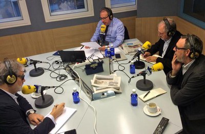 Entrevista al paer en cap, Fèlix Larrosa, aquest matí, al programa “Aquí, amb Josep Cuní”.