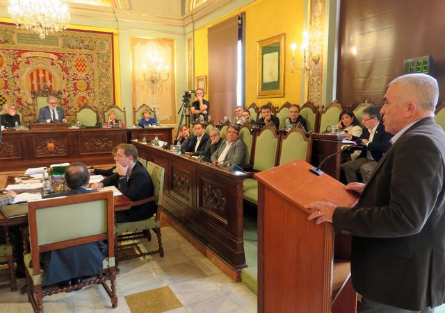 Guillem Boneu ha parlat en nom dels veïns de Sucs com a alcalde pedani