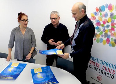 Presentació de la 2a Mostra de músiques religioses i espirituals a la Llotja, que es farà aquest diumenge amb entrada gratuïta.