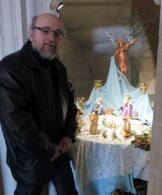 José Antonio Ferrer és l'autor de les figueres del pessebre.