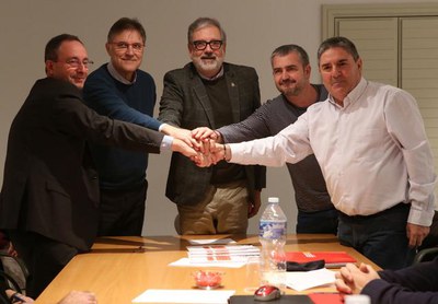 Satisfacció per la signatura del conveni de d’Autobusos Lleida per al període 2018-2022.