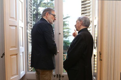 La Paeria i el Bisbat tenen molts assumptes en comú, que han estat tractats en aquesta trobada.