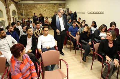 L'acte s'ha fet a una de les aules de l'IMO.