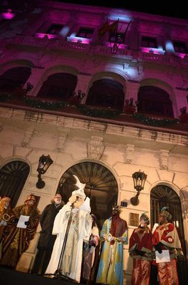 Els Reis també han adreçat el seu missatge als nens i nenes de Lleida.