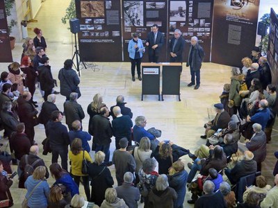 Exposició "Imágenes y memoria de Mauthausen" a la Biblioteca Pública de Lleida.