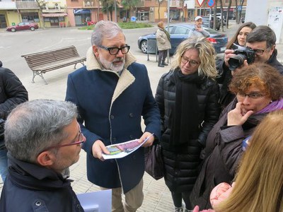 L'alcalde ha visitat la zona més antiga del barri de Cappont..