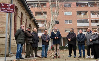 L'alcalde ha destacat el paper de Miquel Costa com activista social.