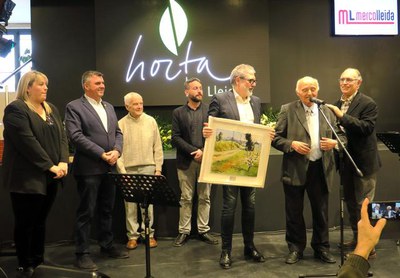 Un Antoni Chico emocionat ha agraït el reconeixement a la seva trajectòria.