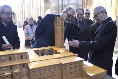 El Govern espanyol invertirà 400.000 euros en la restauració de les cobertes del claustre. Les obres tindran lloc els anys 2019 i 2020.