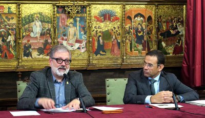 Fèlix Larrosa i Jaume Masana han valorat la importància del projecte.