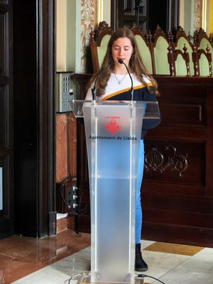 Àres Escolà, guanyadora de la categoria del segon cicle d'ESO.