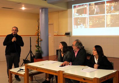 El pare Vicente Zamora ha adreçat un missatge en nom dels col·laboradors del projecte.