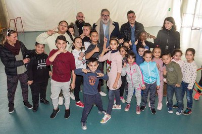 Visita al col·legi Santa Maria de Gardeny, a la Mariola.