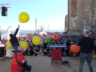 L'escenari central s'ha situat al Baluard de la Reina.