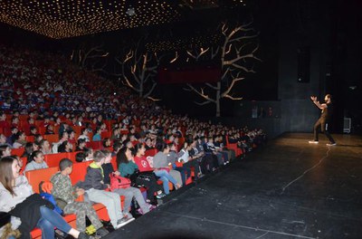 Els escolars de Lleida gaudeixen en les sessions escolars d'Animac 2019.