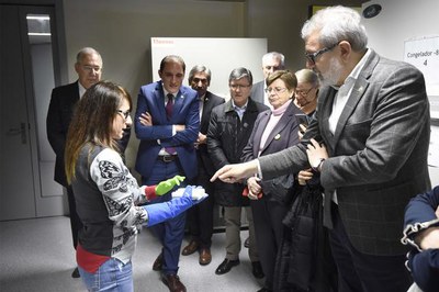 Els investigadors de l'IRBLleida han explicat les tasques que duen a terme.