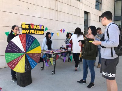 Una de les activitats de sensibilització que s'han dut a terme.