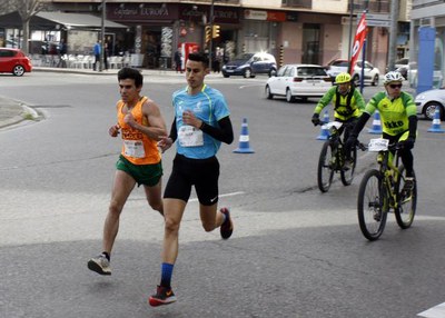 Antoni Carulla i Àlex Méndez s'han disputat la victòria en la cursa dels 10 km.