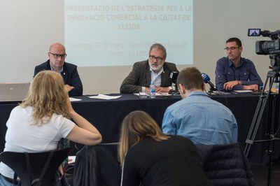La presentació de l’estratègia per a la innovació del sector comercial de la ciutat de Lleida també s'ha fet als mitjans de comunicació.