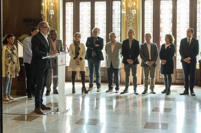 L'alcalde Fèlix Larrosa ha participat en l'acte de celebració, que ha comptat amb la presència de representants de les principals entitats del col·le….