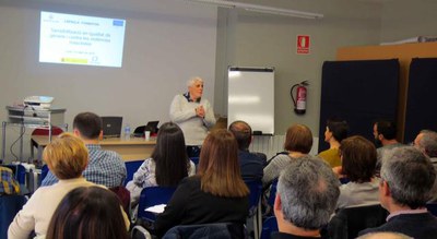 Leonor Cantera i Montse Pineda han dirigit les sessions formatives.