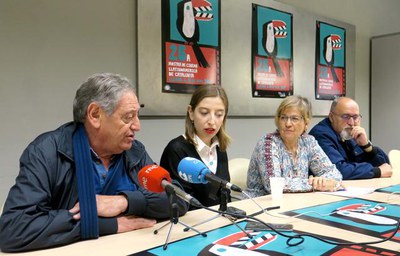 Presentació del cartell de la 25a Mostra de Cinema Llatinoamericà de Catalunya, organitzada per la Paeria i el Centre Llatinoamericà de Lleida.