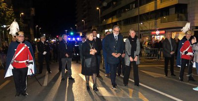 L'alcalde i la resta d'autoritats han fet tot el recorregut de la processó.