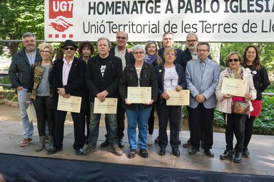 El sindicat també ha tingut un record pels militants que enguany s'han jubilat.