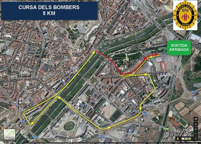 Itinerari de la cursa de 5 km.