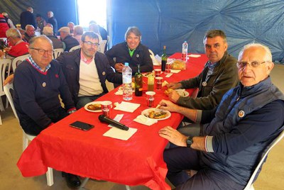 Els regidors Queralt i Cerdà, juntament amb el president de la Comissió de l'Horta, David Melé, han acompanyat el president de la partida Joan Rogés.