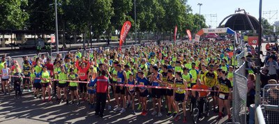 La sortida i la meta han estat ubicades davant el Pavelló 3 de Fira de Lleida.