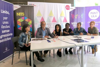 La Paeria ha presentat el vídeo “No és no” i instal·larà un Punt Lila per les Festes de Maig.