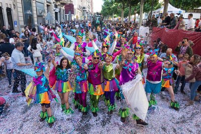 Les comparses també han acompanyat les carrosses.