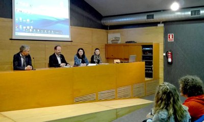 Cloenda del Projecte Èxit, a la sala Jaume Magre.