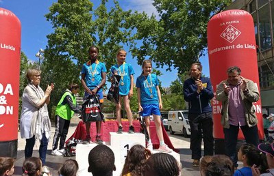 Podi d'una de les dotze categories que s'han disputat.