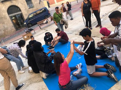 El PDC del Centre Històric i alumnes de l'INS Ronda han organitzat activitats per dinamitzar el barri.