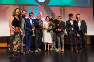 Guardonats a la 25a Mostra de Cinema Llatinoamericà de Catalunya, a l'acte de cloenda a CaixaForum Lleida.