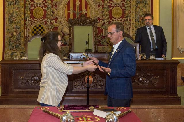 Miquel Pueyo pren possessió del càrrec d'alcalde