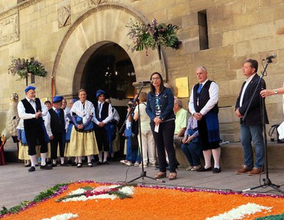 Jordina Freixanet ha agraït la tasca dels membres del Patronat del Corpus en el manteniment de les tradicions i manifestacions de cultura popular.