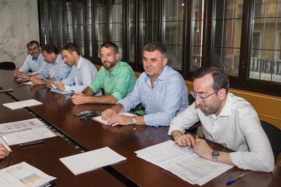 Una part dels integrants de la Comissió de l'Horta.