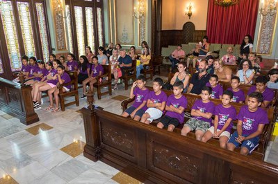 Els infants i les famílies d'acollida han participat en la trobada.