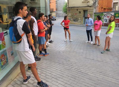 El regidor Ignasi Amor ha donat la benvinguda als joves que aquesta setmana participen en la Setmana Esportiva de LleidaJove.