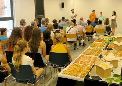 Presentació de dos dels tres capítols de la web sèrie que una desena de joves han creat en la quinzena de l'audiovisual.