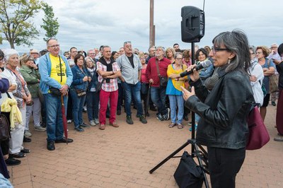 La regidora Sandra Castro ha adreçat unes paraules als assistents.
