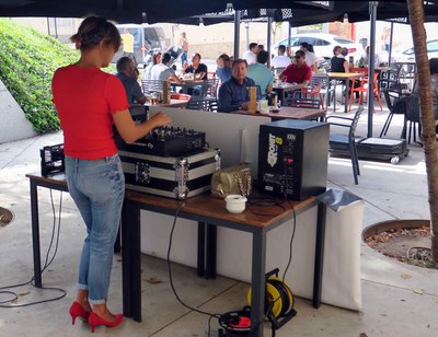 Els regidors Ignasi Amor i Joan Ramon Castro han assistit al primer dels concerts.