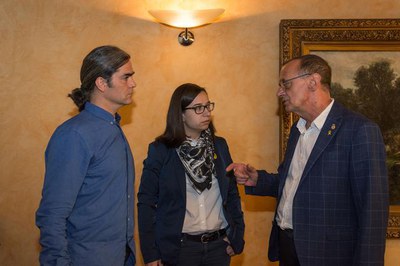 Els tinents d'alcalde Sergi Talamonte i Jordina Pifarré han fet els aclariments sobre l'EMU i el Parc Científic.