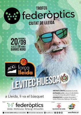 Cartell del trofeu Federòptics Ciutat de Lleida.